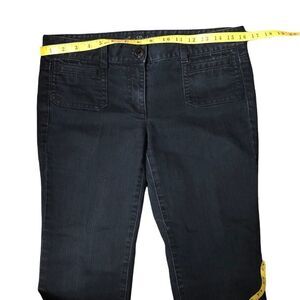 Ann Taylor Lindsay waist modern fit dark wash jeans